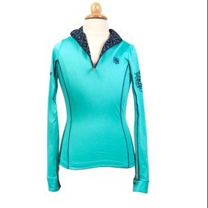 Girls Romfh Chill Factor Sun Shirt - Aqua Small